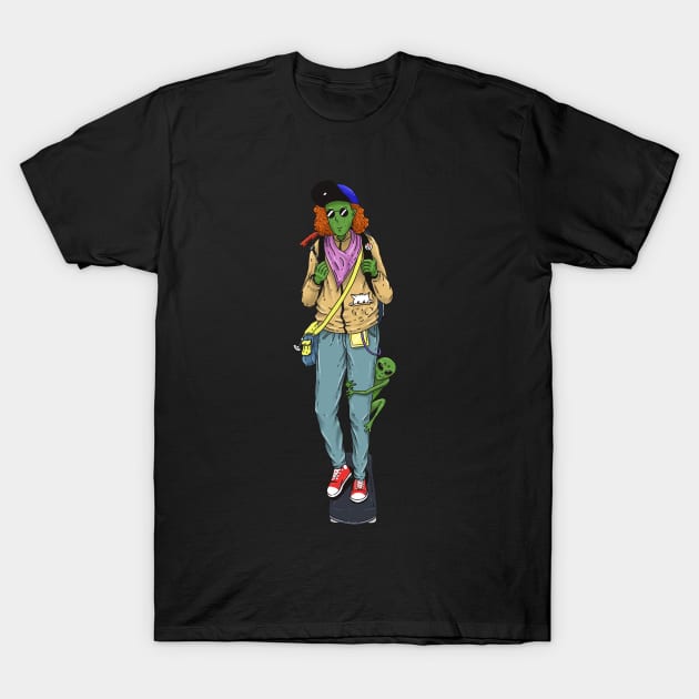 Weird Alien stuff T-Shirt by diardo